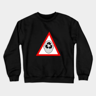 Recycling head Crewneck Sweatshirt